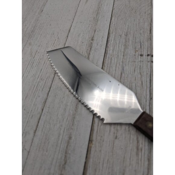 Stainless Steel #1 Kitchen Knife Utility 5" Blade 9 1/2" total Double Sided Chop - Picture 3 of 6